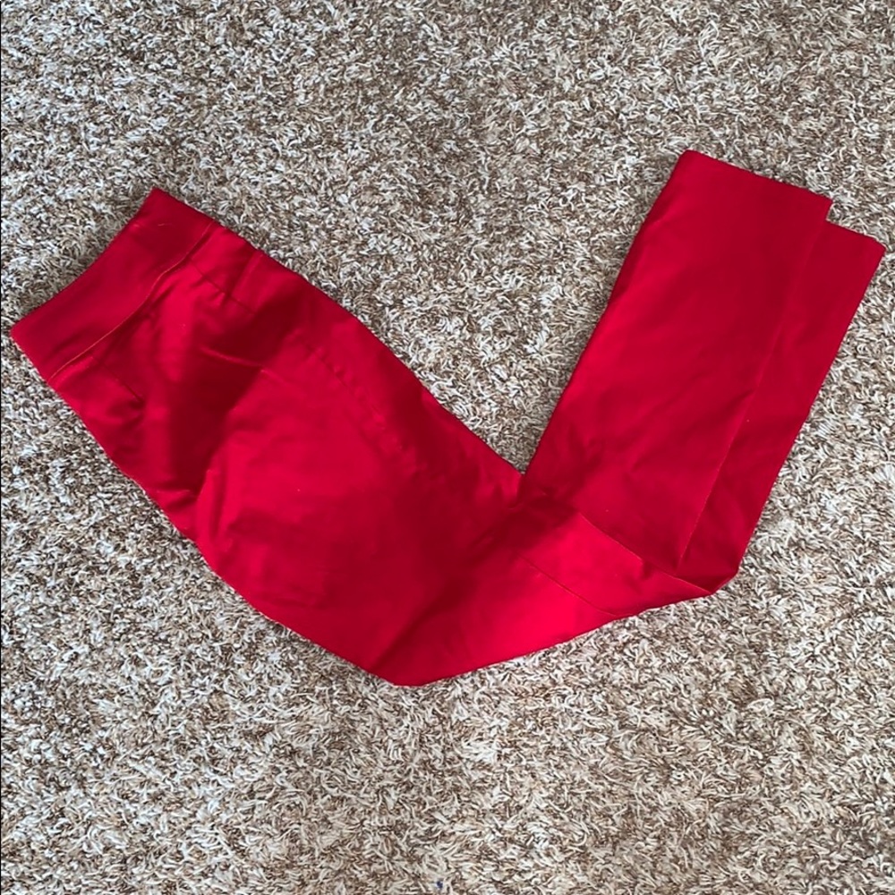Maurices Cigarette Leg Red Pants